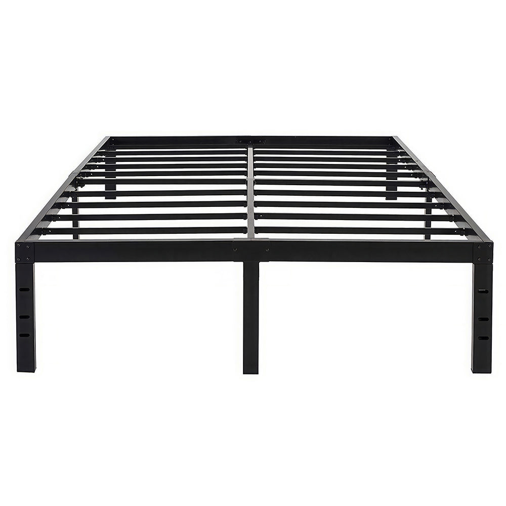 18" Heavy Duty Bed Frame, Reinforced Platform, Noise-Free, Easy Assembly