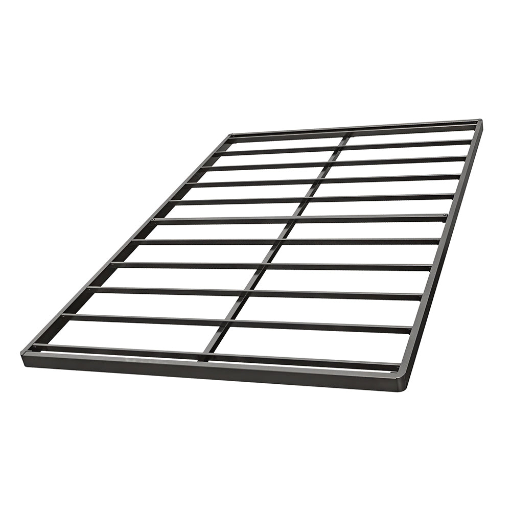 Queen 2-Inch Box Spring & Bed Slat Replacement, Metal Frame with Steel Slats