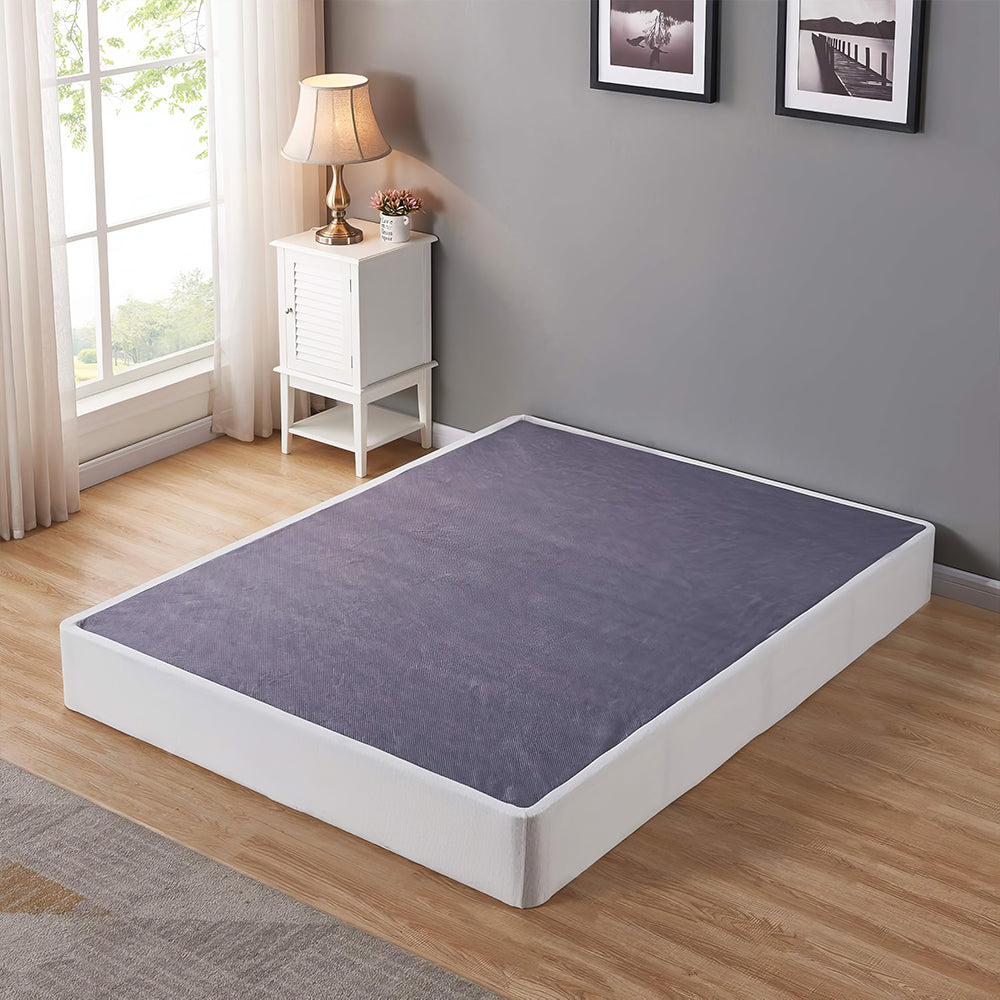 10" Mattress Box Spring with Metal Foundation, Twin XL, Easy Assembly