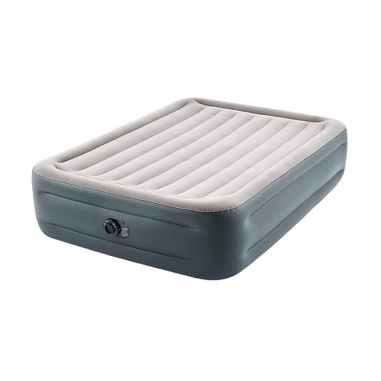 Dura-Beam Plus Queen Air Mattress with Built-in Pump, 18" Height
