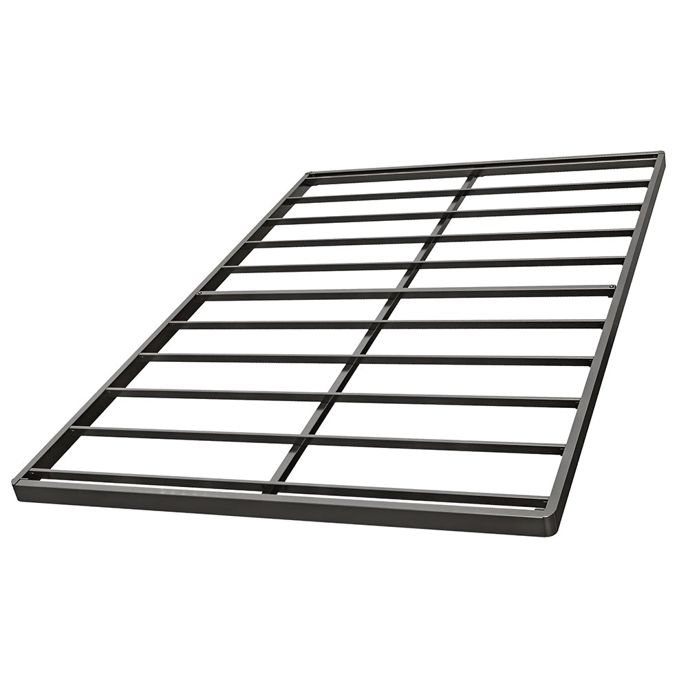 Queen 2-Inch Box Spring & Bed Slat Replacement, Metal Frame with Steel Slats