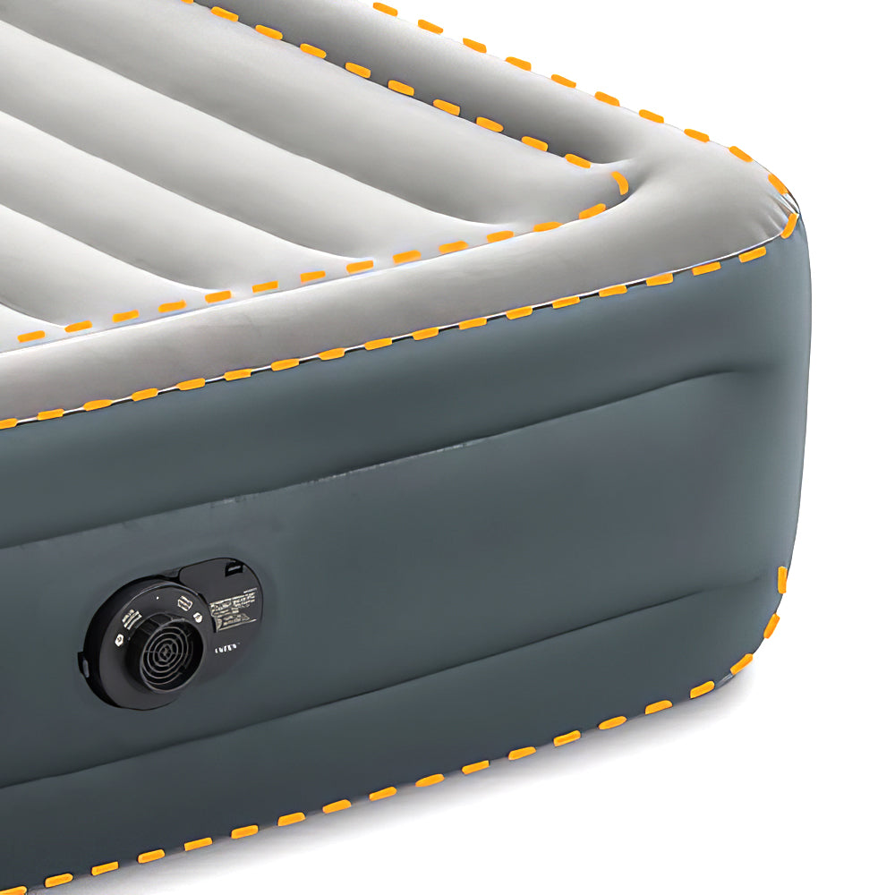 Dura-Beam Plus Queen Air Mattress with Built-in Pump, 18" Height